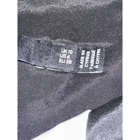 Karen Millen Floral Print Sleeveless Sheath Dress US 6 Black Multi Color - Picture 4 of 5